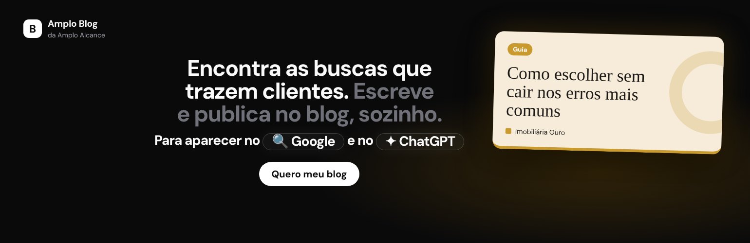 Capa de artigo do Amplo Blog nas cores de uma imobiliária