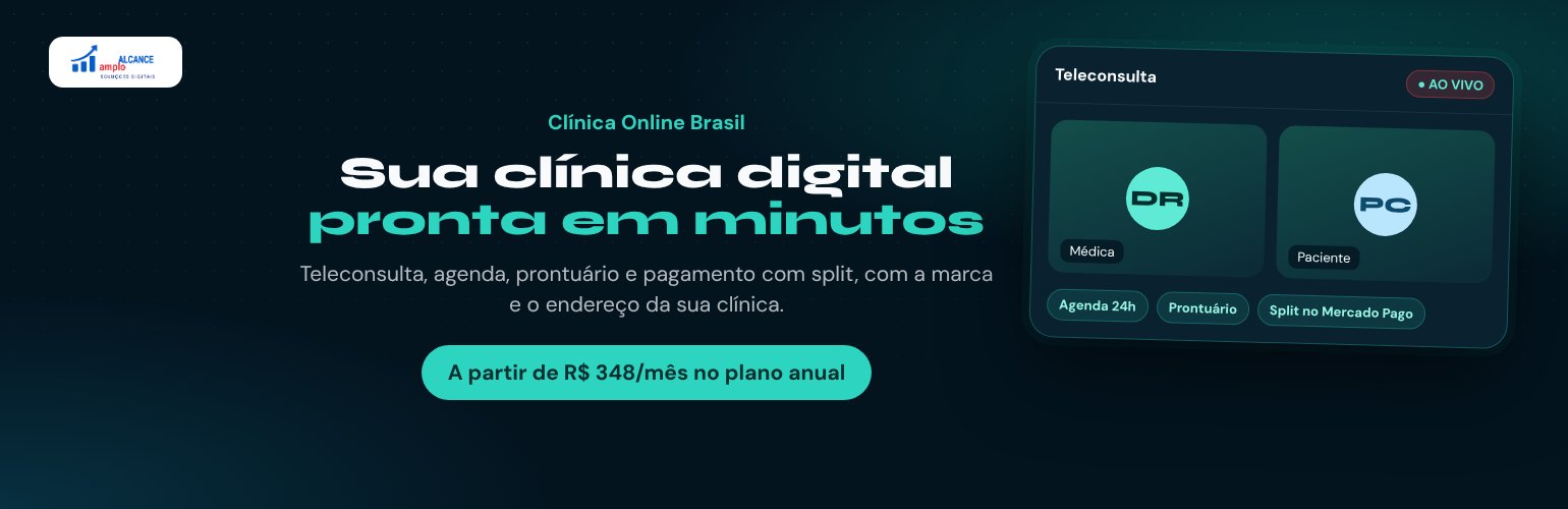 Teleconsulta entre médica e paciente na Clínica Online Brasil