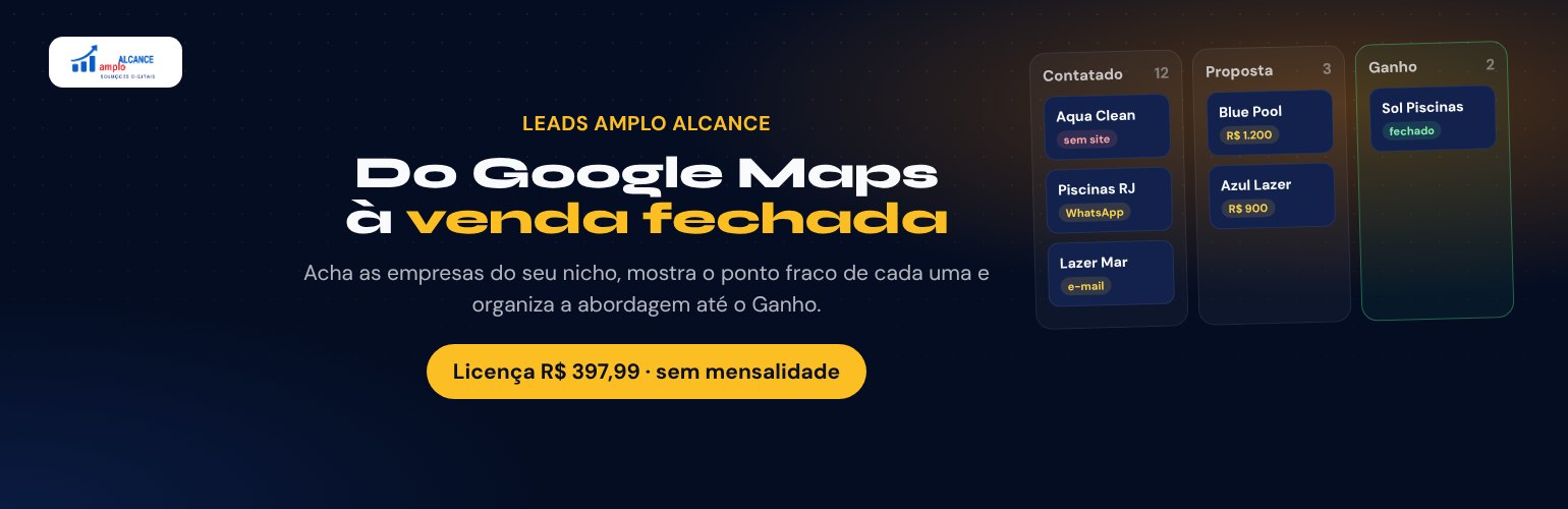 Kanban do LEADS AMPLO ALCANCE com cartões de empresas