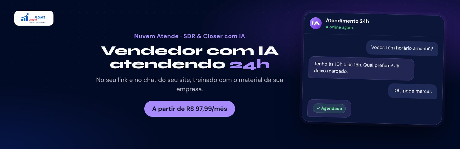 Vendedor com IA agendando um horário no chat